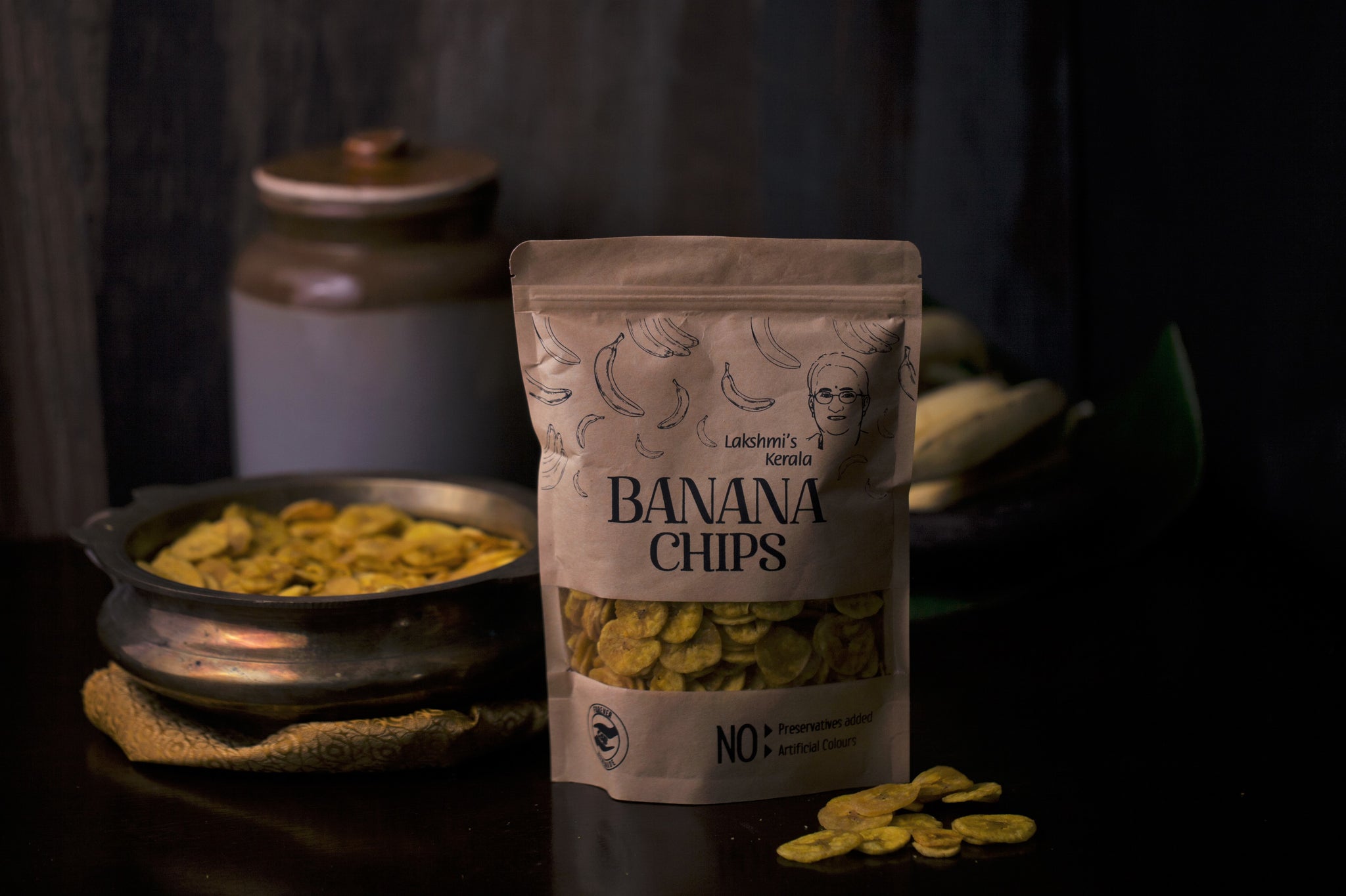 Kerala Banana Chips (Round) 200 gms
